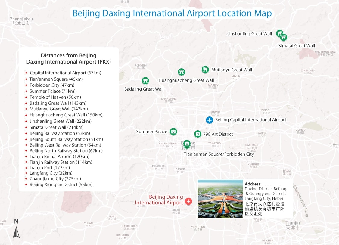 Beijing Daxing International Airport Map and Terminal Layout ...