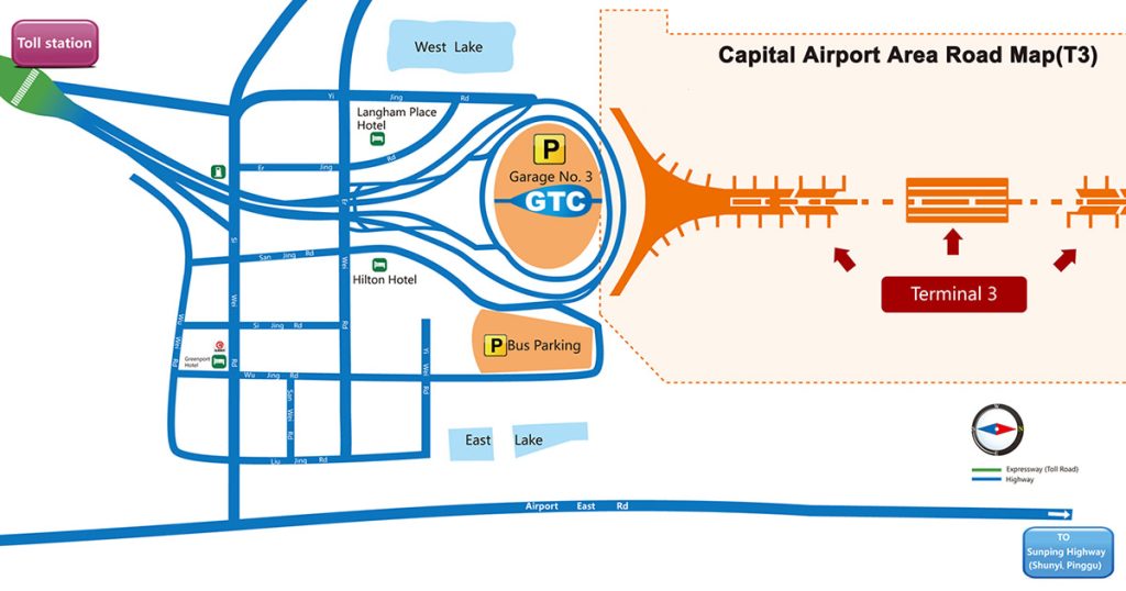 2024 Beijing Capital International Airport Map and Terminal Map